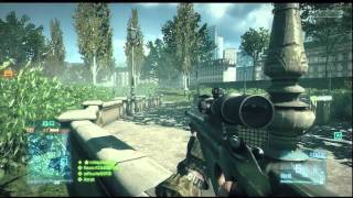 Bf3 best sniper gameplay With EPIC 28 killstreak 47 kills [upl. by Tirb]