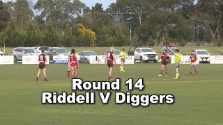 Round 14 Riddell V Diggers [upl. by Bekki516]