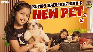 Rowdy Baby Aazhiyas New Pet  RowdyBabyTamil  Tamada Media [upl. by Skerl329]