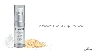 LipRenew™ Plump amp DeAge Treatment by Pevonia® [upl. by Burtie]