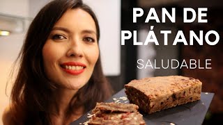 EL MEJOR PAN DE PLATANO SALUDABLE CON AVENA Y CHOCOLATE  PAN DE PLATANO BANANO FACIL Y RAPIDO [upl. by Hillell]