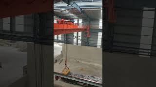 double girder electromagnetic overhead crane overheadcranemachine manufacturer electronic [upl. by Lada851]