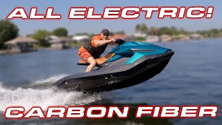 FIRST ELECTRIC JET SKI vs MY SEA DOO  Taiga Orca Carbon Fiber Personal Water Craft Review [upl. by Magnus859]