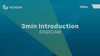 3 minutes Introduction to EDGECAM [upl. by Nafri]