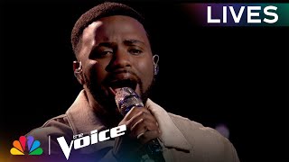 Tae Lewis Last Chance Performance of Hunter Hayes quotWantedquot  The Voice Lives  NBC [upl. by Yenolem90]