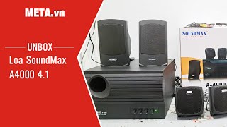 Unbox loa SoundMax A4000 41 và hướng dẫn kết nối  METAvn [upl. by Aicile]