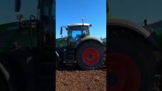 FENDT 828 Vario μπροστά quotφρεσκαρειquot πίσω σπέρνει σιτηρά fendt farming agriculture farmer farm [upl. by Sherris]