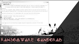 Gandcrab Ransomware V5  Demonstration [upl. by Abas]