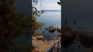 ❤️🔥Beach Dole Camp Dole Zivogosce Croatia travel travelvlog croatia [upl. by Aietal]