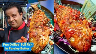 Crispy Pan Grilled Pink Perch Fish  Rani Fish Recipe By Chef Lucky [upl. by Camel940]