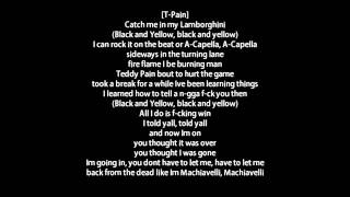 Wiz Khalifa  Black And Yellow GMix ft Snoop Dogg Juicy J amp TPain Lyrics [upl. by Leivad27]