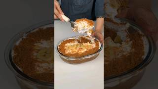 NO BAKE BANOFFEE PIE RECIPE HOW TO MAKE BANOFFEE PIE AT HOME shorts [upl. by Lorelie783]