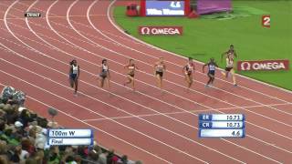 Dafne Schippers wins the Womens 100m European Athletics Championships 2014 [upl. by Ilse]