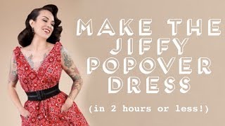 Learn How to make Gerties Jiffy Popover Dress Tutorial Part One [upl. by Akinohs858]