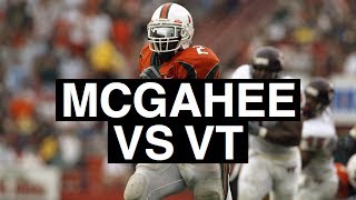 Willis McGahee highlights Miami vs Virginia Tech [upl. by Rori]