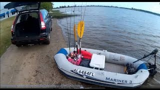 Intex Mariner 3 Inflatable Boat  Setup Process  Surprise ending [upl. by Pope]