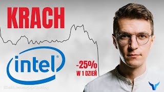 Krach na akcjach INTEL Rośnie obawa przed recesją Czy spadki się jeszcze pogłębią GITnews [upl. by Eyak]