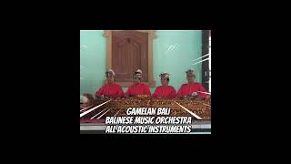 AMAZING INTRO BALINESE GAMELAN MUSIC ORCHESTRA IN BALI ISLAND shorts bali gamelanbali music [upl. by Ayekam]