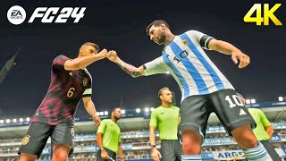 FC 24  Argentina vs Germany  Messi vs Muller  PS 5™ Gameplay 4K60 [upl. by Groome]