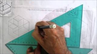 DIBUJO TECNICO  ISOMETRICOS  PRACTICA PARA DIBUJAR MODELOS [upl. by Lamak]