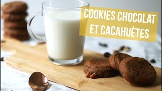 RECETTE  Cookies chocolat et cacahuètes [upl. by Endys74]