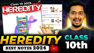 Heredity amp Evolution class 10 notes by CBSE topper  Boards 2025 [upl. by Annnora]