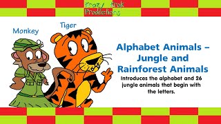 Krazy Krok Productions  Animal Alphabet  Jungle Animals [upl. by Franek793]