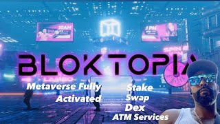 BLOKTOPIA IS READY BLOK 🔥🚀🏦 M3TASPACES Swap Staking ATM DEX crypto exchange metaclub eth [upl. by Im]