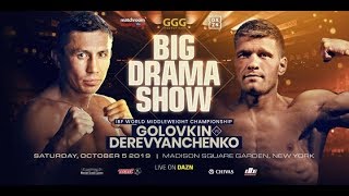 GENNADY GOLOVKIN vs SERGIY DEREVYANCHENKO  BIG DRAMA SHOW PROMO boxing HD [upl. by Ydissahc]