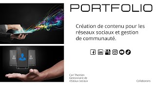 PORTFOLIO Création de contenu V2 [upl. by Lew63]