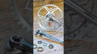 How to restore a vintage bike in less than 60 seconds 🛠 [upl. by Eerb]