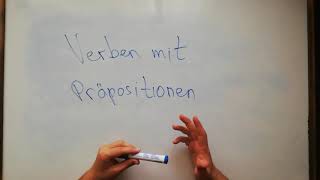 Germanski jazik za pocetnici  Глаголи со предлози во германски јазик 1  Verben mit Präpositionen [upl. by Judenberg]