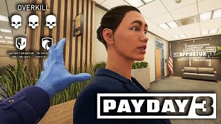 NEW HEIST Hostile Takeover Heist PAYDAY 2 Solo stealth [upl. by Akeenahs]