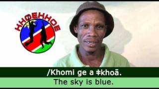 Khoekhoe Language  Colors [upl. by Nessah559]