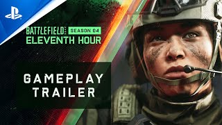 Battlefield 2042  Season 4 Eleventh Hour Gameplay Trailer  PS5 amp PS4 Games [upl. by Neitsirhc]