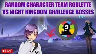 Genshin Impact Random character team roulette vs Natlan night kingdom challenge bosses [upl. by Budd]