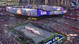 Super Bowl LVI Halftime Show Time Lapse Of Stage Construction Before Dre And Snoop Hit It [upl. by Ladnar969]