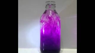 Diffusion of potassium permanganate in water [upl. by Noach]