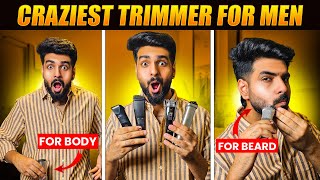 Top 5 Best Trimmers for Men in India 2024  InDepth Comparison and Reviews 🔥 [upl. by Romalda]