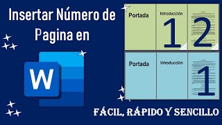 Como enumerar paginas en Word a partir de la segunda hoja o tercera hoja [upl. by Azmah]