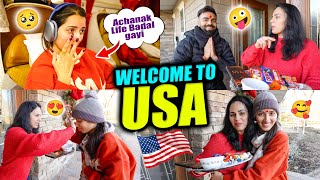 Welcome to USA 🇺🇸 Meet my Family in America ❤️ [upl. by Noyahs]