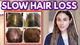 HOW TO SLOW DOWN HAIR LOSS  AT HOME REMEDIES  MINOXIDIL amp LASER DrDrayzday [upl. by Adnema]