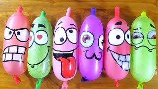 Making Colorful Slime with Absurd Balloons  Satisfying Slime Video Reg 8 [upl. by Dlareg]