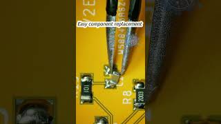 Easy Component Replacement with MHP30 Hot Plate soldering replacement resistor capacitor pcb [upl. by Leikeze]