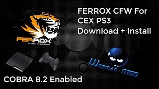 FERROX 485 CEX CFW for PS3 COBRA 82 [upl. by Snilloc226]