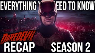 DAREDEVIL Season 2 Recap  Must Watch Before ECHO [upl. by Llevra627]