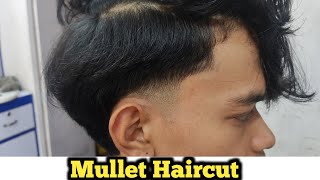 Modern mullet haircut tutorial video ✅ mullet hair style for boy 2024 mullethaircut [upl. by Anisamot]