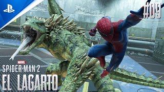 ¡Pelea con el Lagarto  Marvels SpiderMan 2 PS5 09 [upl. by Llertac]