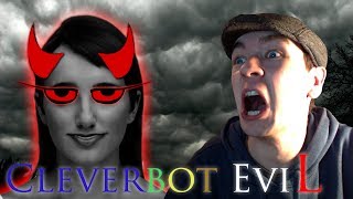 Cleverbot Evie  SHE KNOWS MY REAL NAME  Evie is EviL [upl. by Eclud]