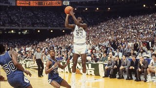 MICHAEL JORDAN Game Winner 1982 NCAA Championship North Carolina vs Georgetown [upl. by Remsen]